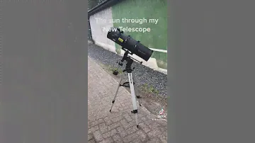 Sun through Bresser Pollux 150/1400