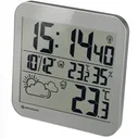 Часы настенные Bresser MyTime LCD, серебристые