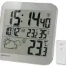 Часы настенные Bresser MyTime LCD, серебристые