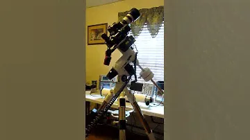 Bresser Explorer Scientific EXOS 2 Goto german equatorial mount demonstration Part 3.