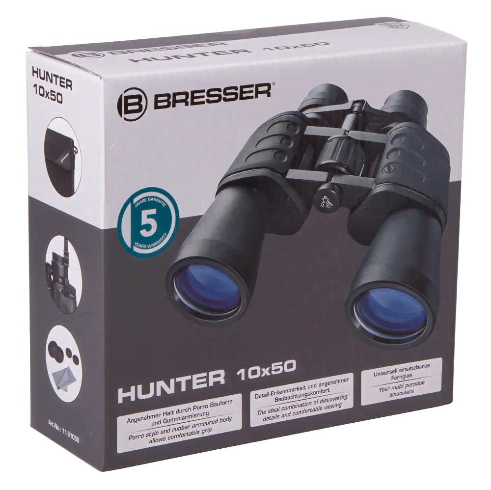 Бинокль мощный Bresser Hunter 10x50 для разных целей-2