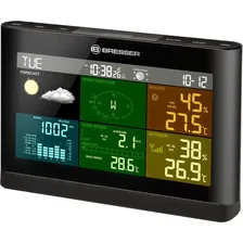 Метеостанция BRESSER Comfort «5 в 1» с цветным дисплеем, черная 74652