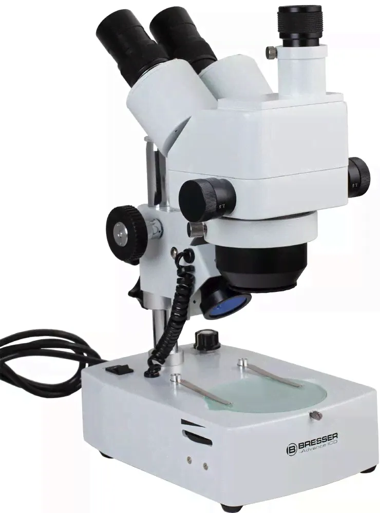 Микроскоп Bresser Advance ICD 10x-160x, с подсветкой, с тринокулярной насадкой, для профессионалов,
