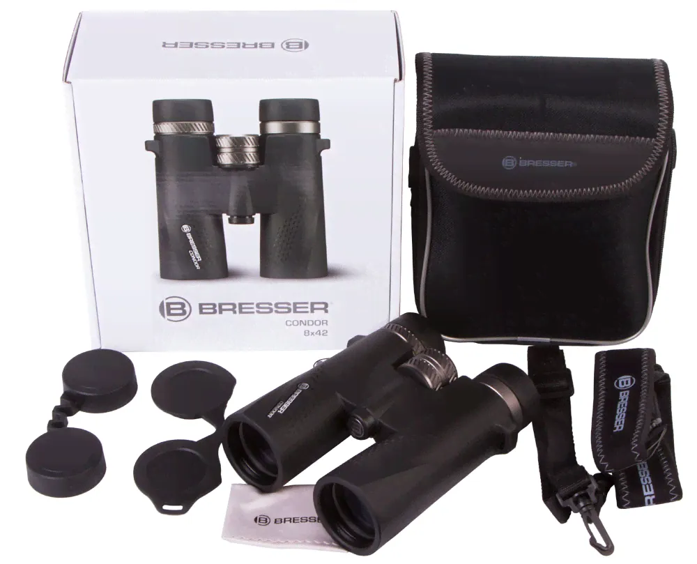 Бинокль полевой Bresser Condor UR 8x42-2
