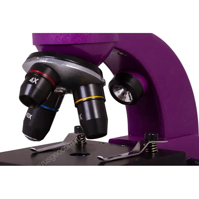 Микроскоп Bresser Junior Biolux SEL 40–1600x, фиолетовый-3