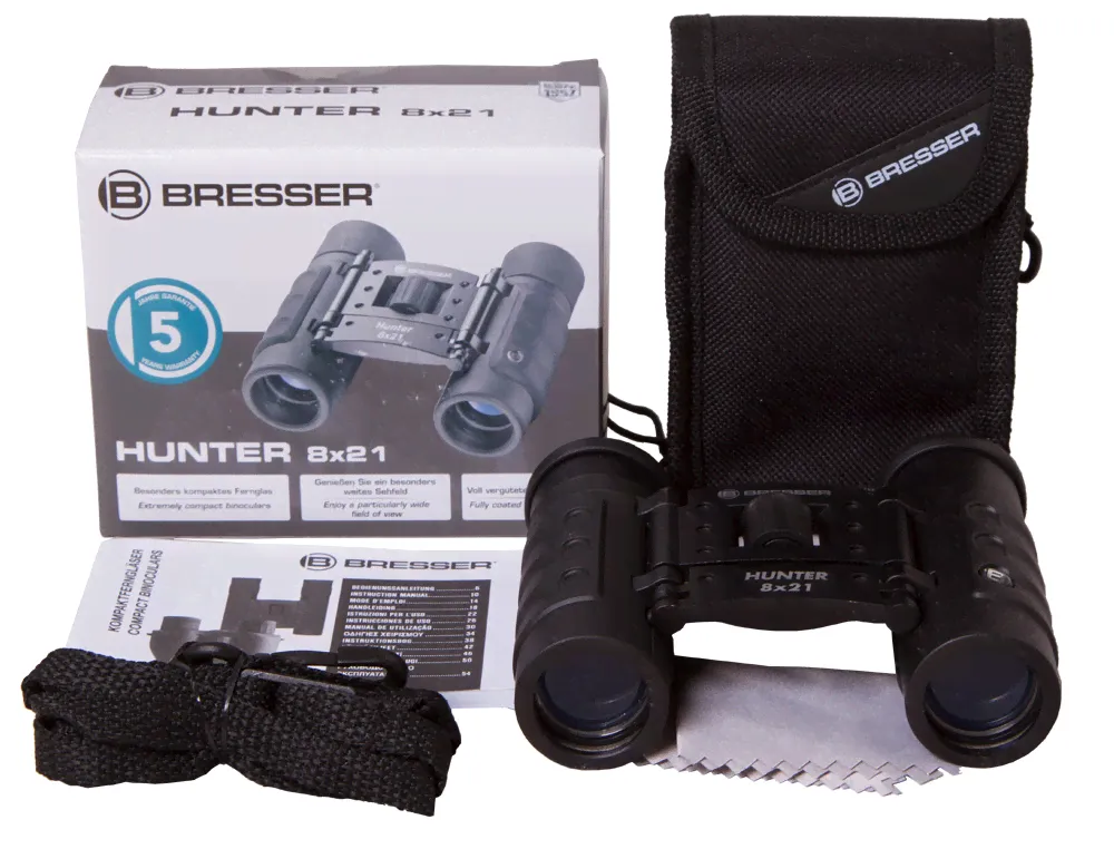 Бинокль компактный Bresser Hunter 8x21-3