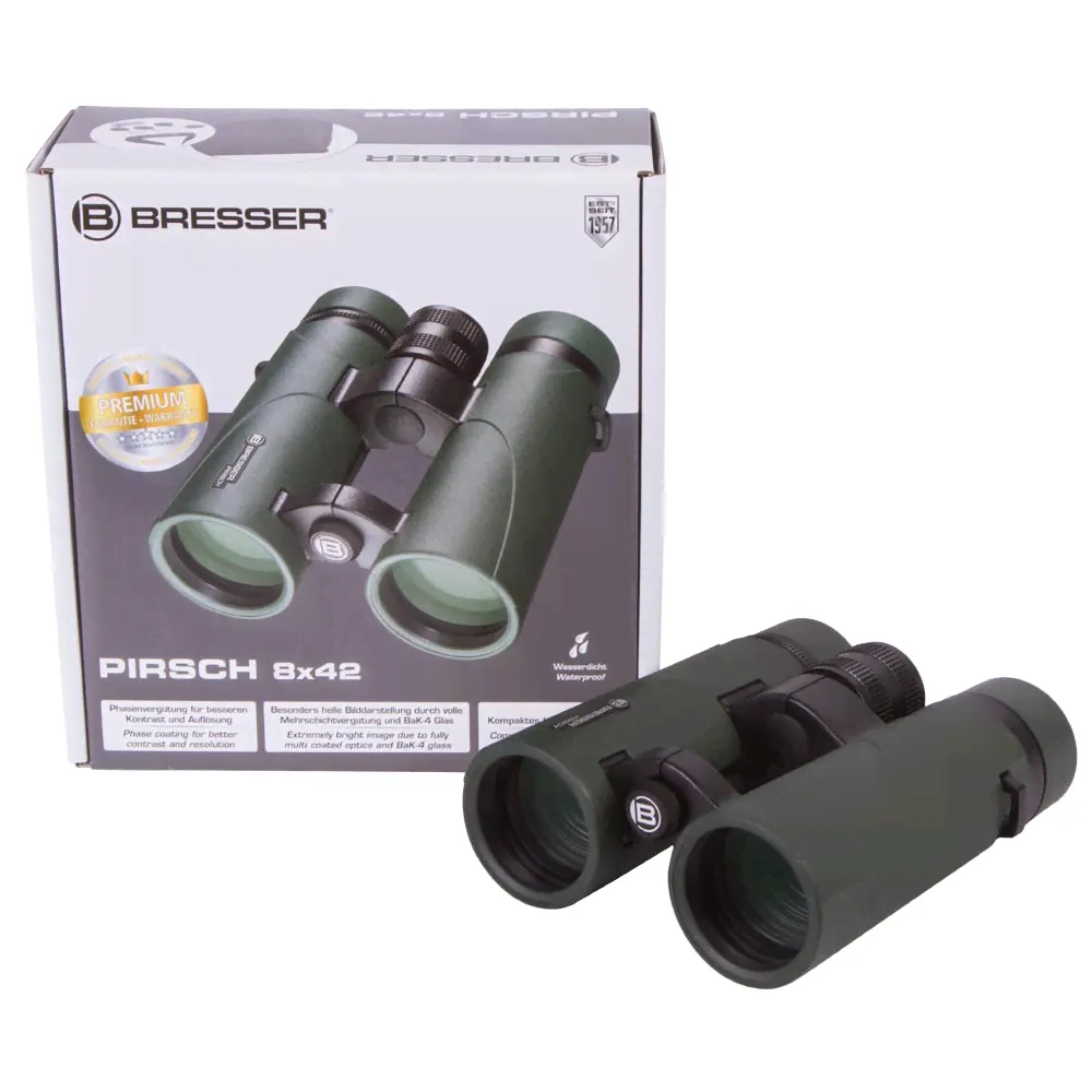 Бинокль полевой Bresser Pirsch 8x42