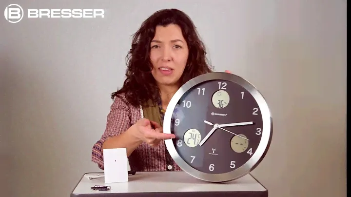 Inbetriebnahme: BRESSER MyTime io Wanduhr 30 cm