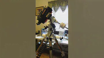 Bresser Explorer Scientific EXOS 2 Goto german equatorial mount demonstration Part 4.